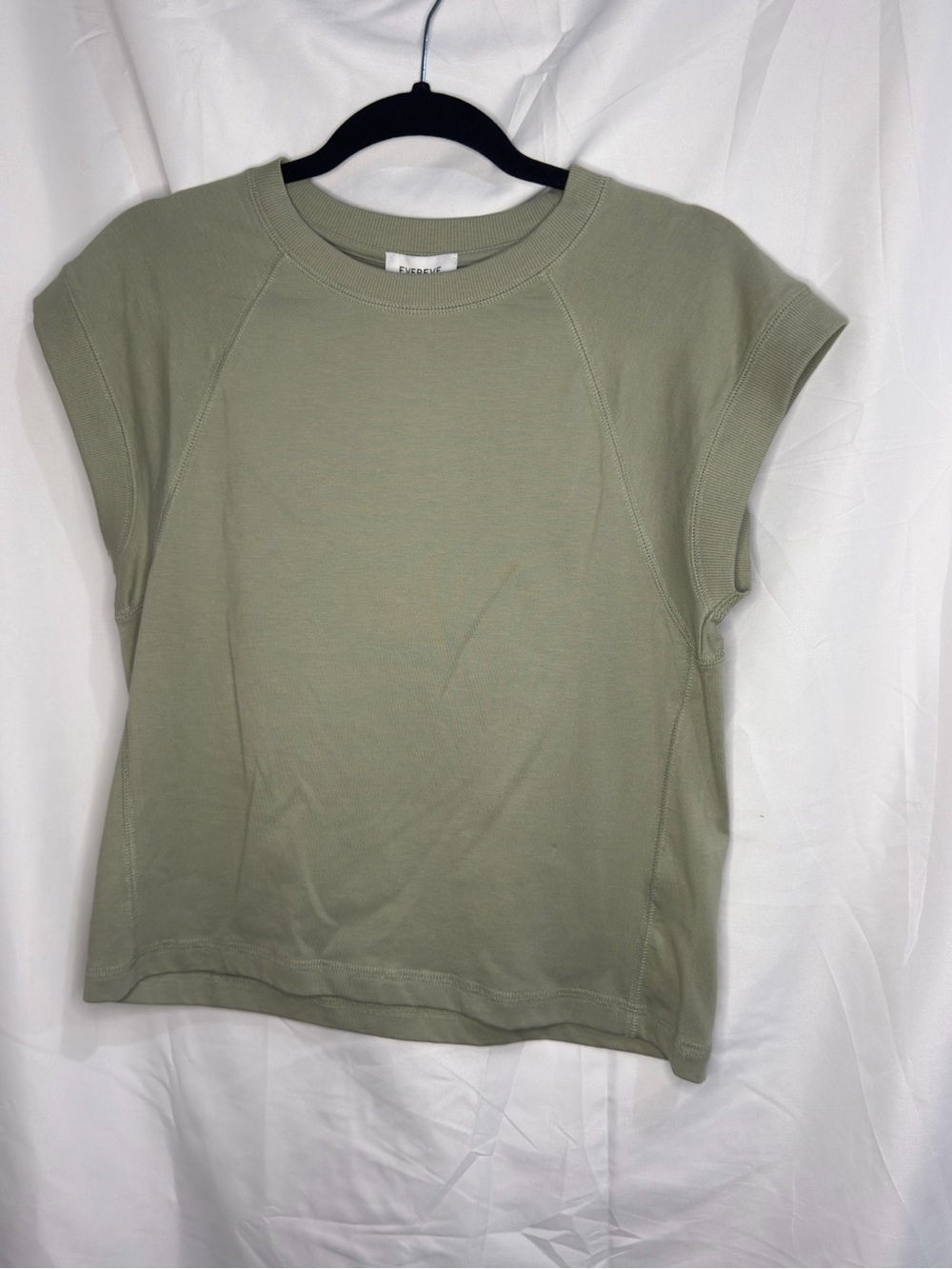 Evereve Sage Cap-Sleeve Crewneck Tee
